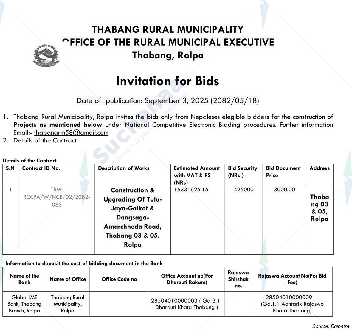 Thabang Rural Municipality