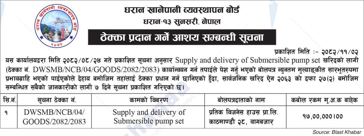 Dharan Water Management Board