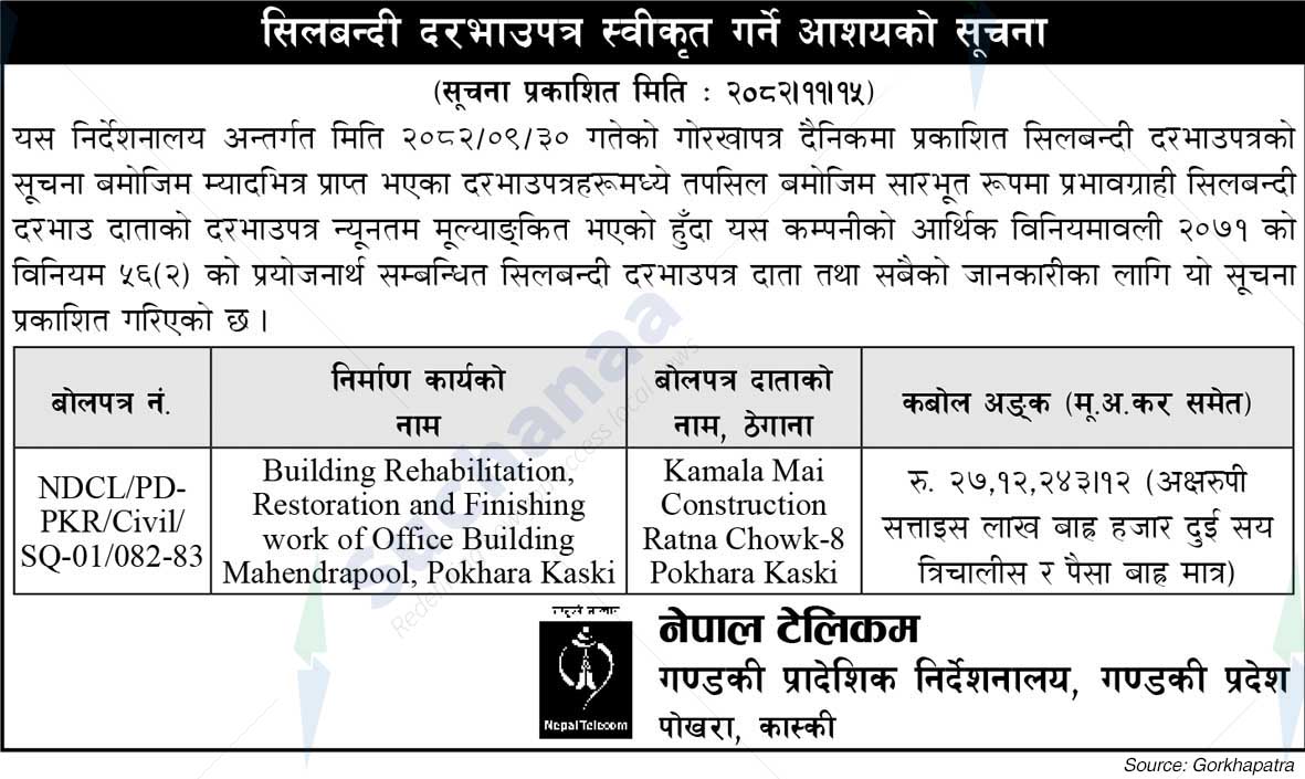 Nepal Doorsanchar Company Limited (NTC)