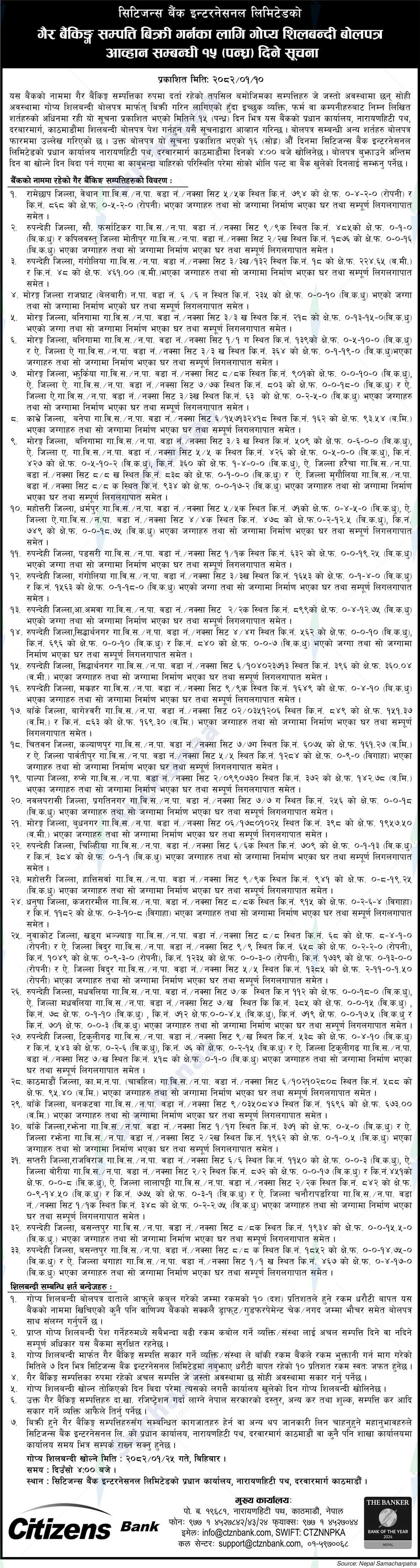 Citizens Bank International Limited