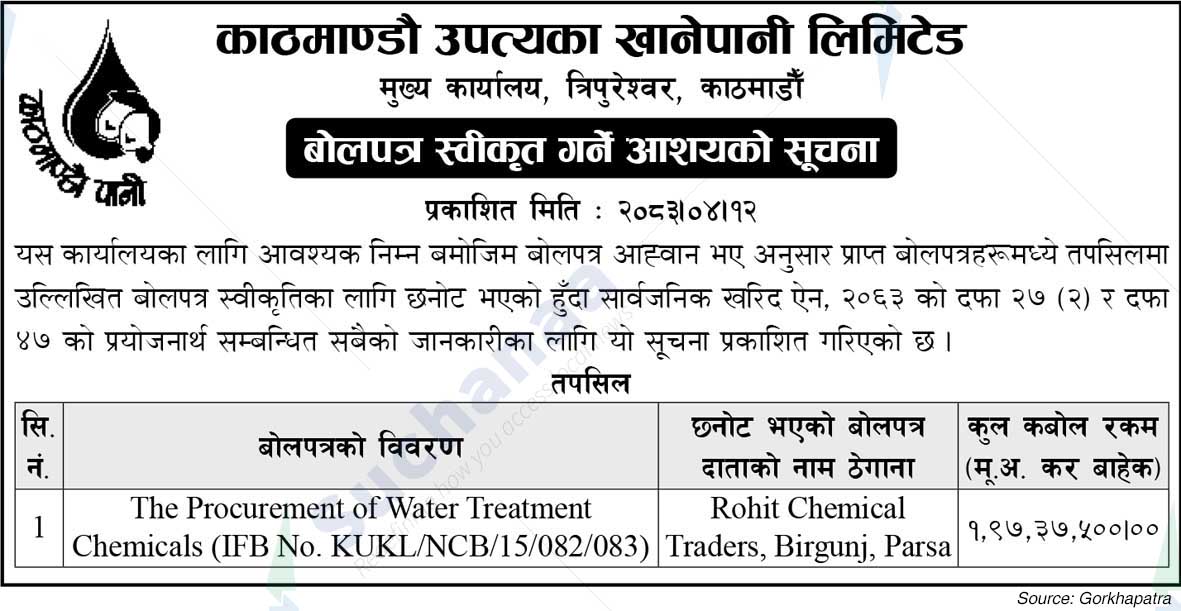 Kathmandu Upatyaka Khanepani Limited
