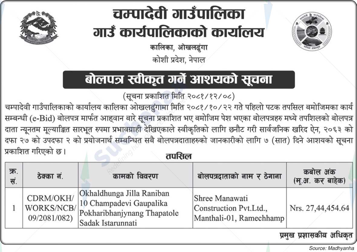 Champadevi Rural Municipality