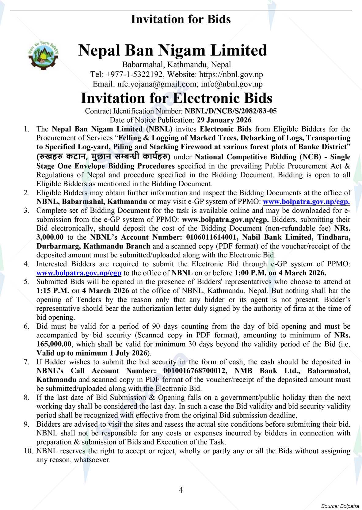 Nepal Ban Nigam Limited
