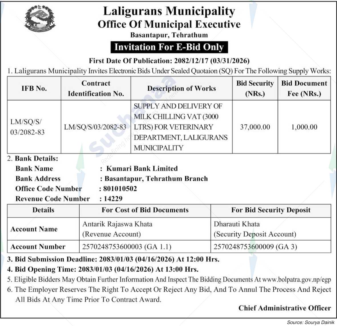 Laligurans Municipality