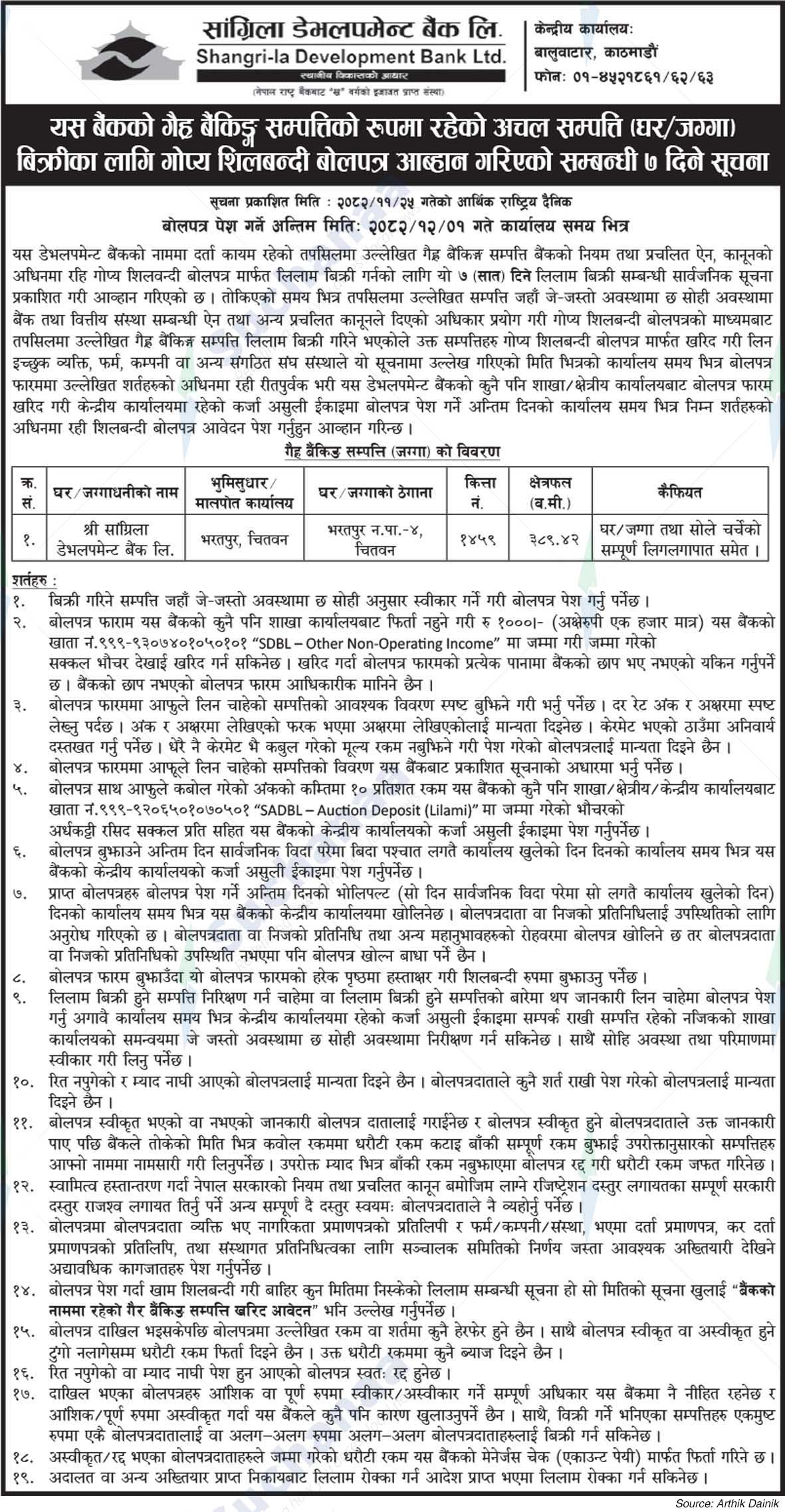 Shangri-la Development Bank