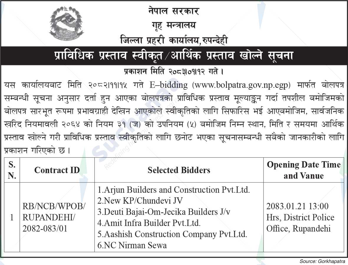 District Police Office, Rupandehi