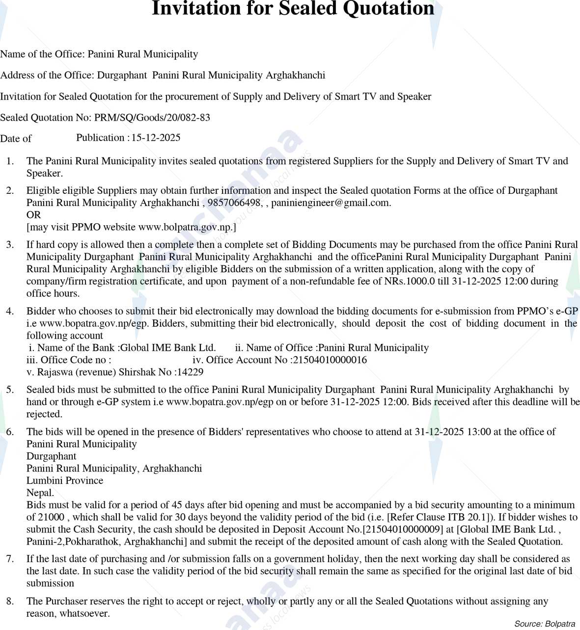 Panini Rural Municipality