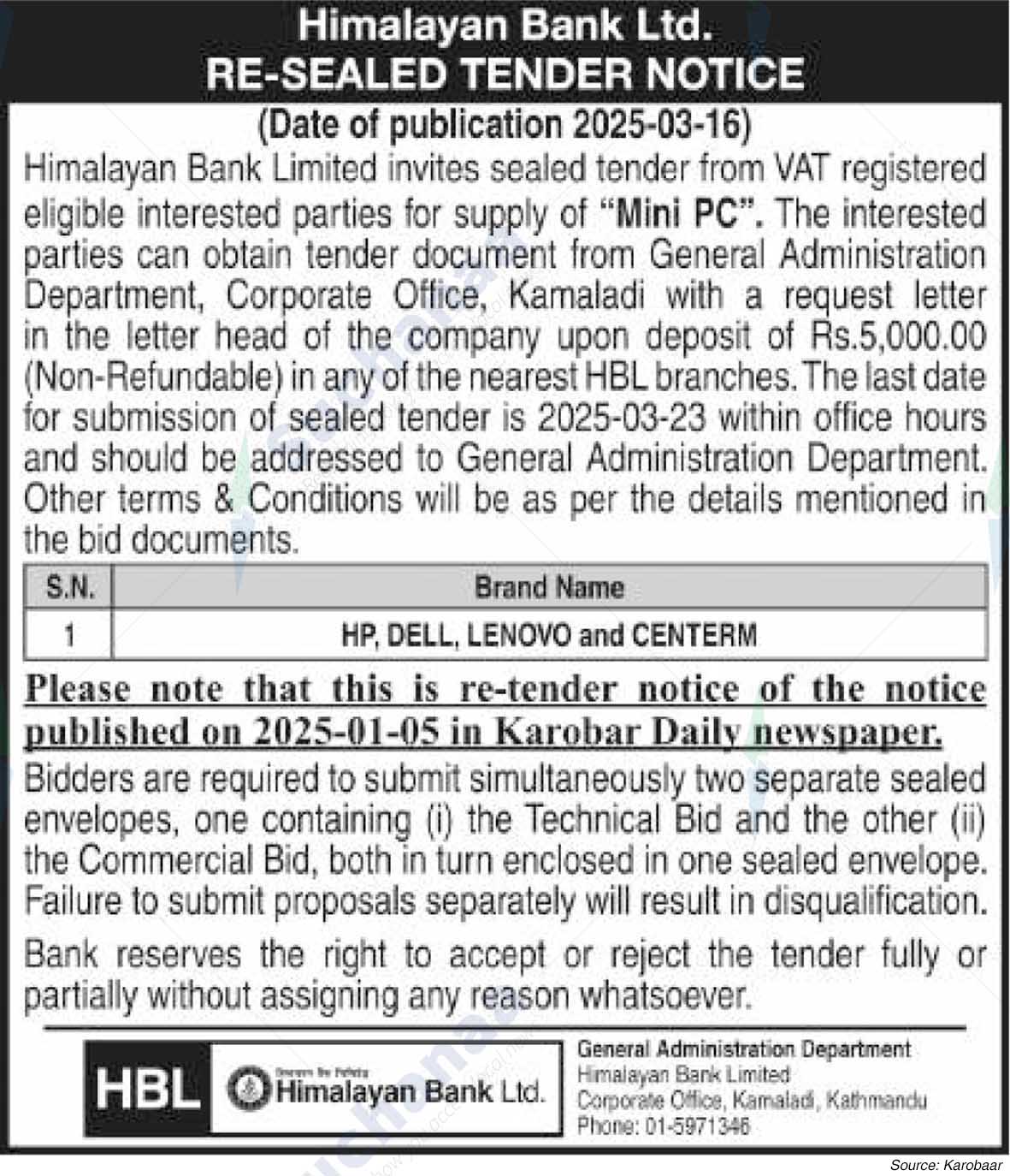 Himalayan Bank Ltd.