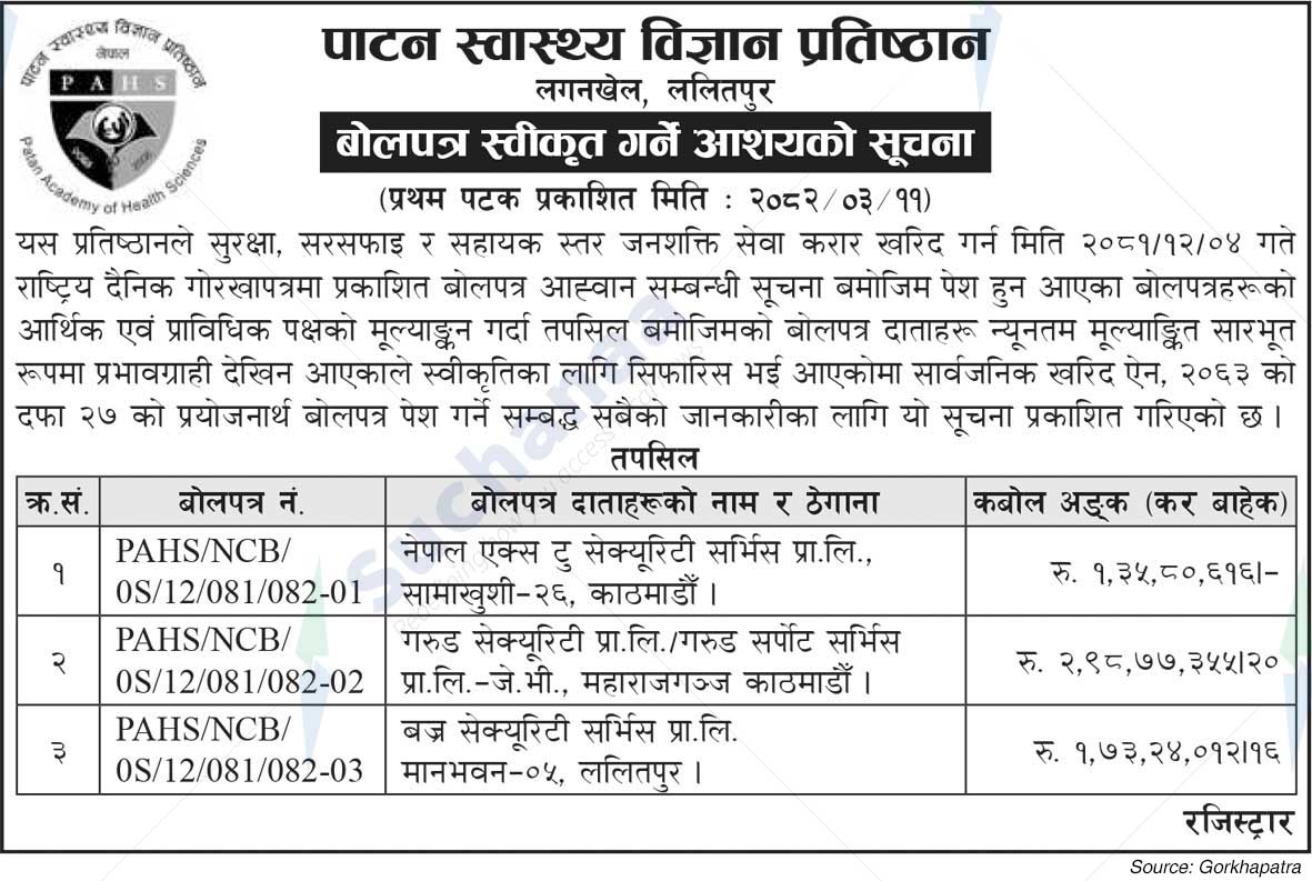 Patan Academy of Health Sciences