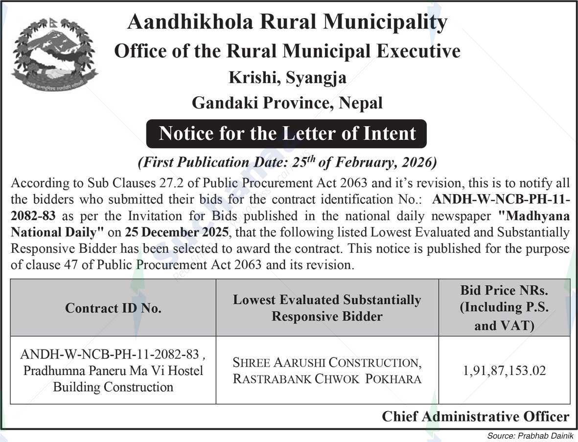 Aandhikhola Rural Municipality