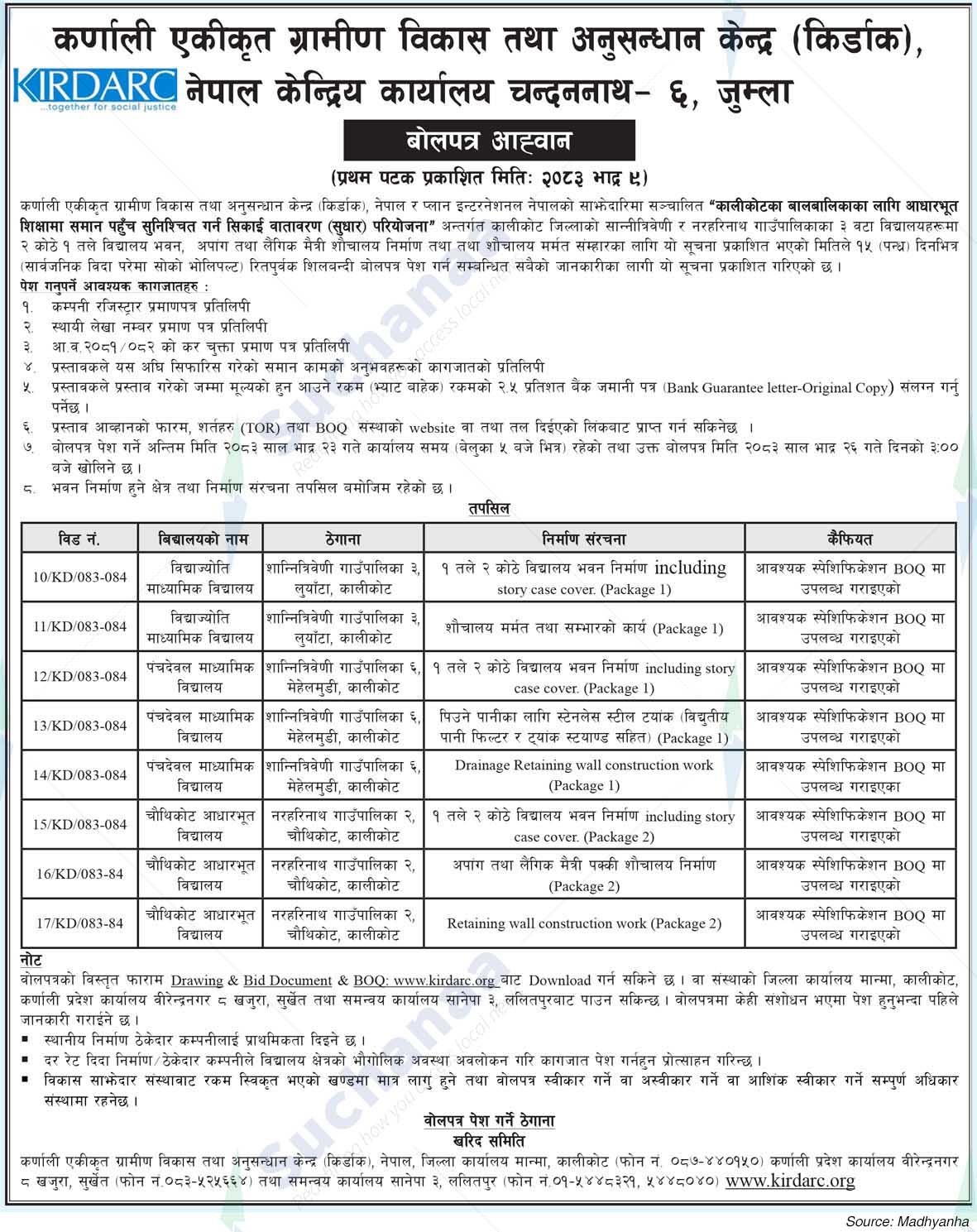 Karnali Integrated Rural Development and Research Centre (KIRDARC)