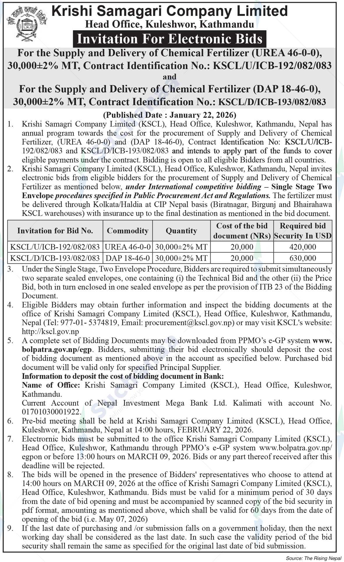 Krishi Samagri Company Limited