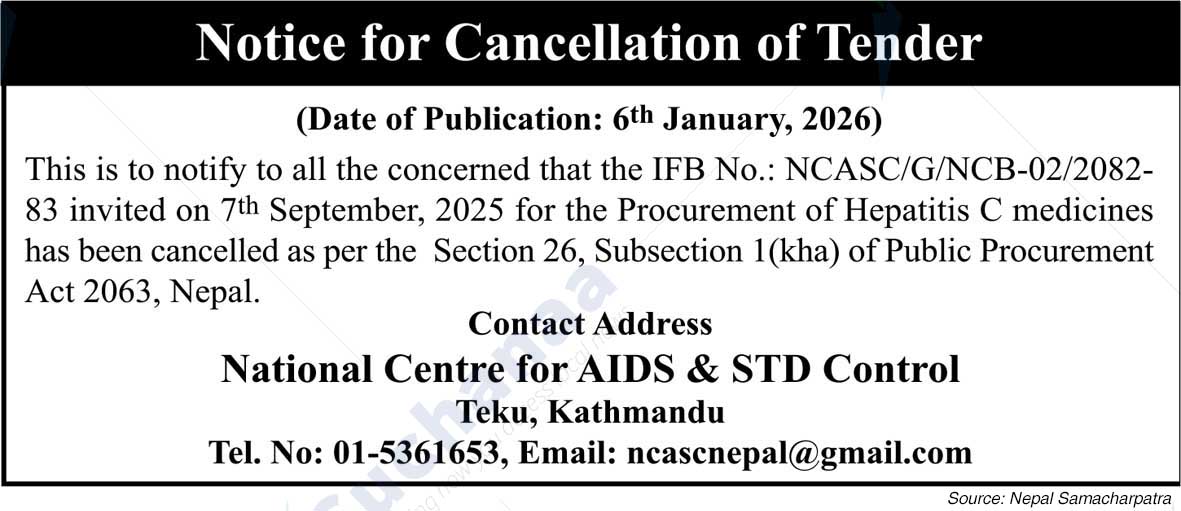 National Centre for AIDS & STD Control, Teku, Kathmandu