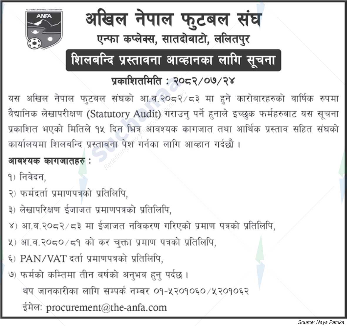 All Nepal Football Association (ANFA)