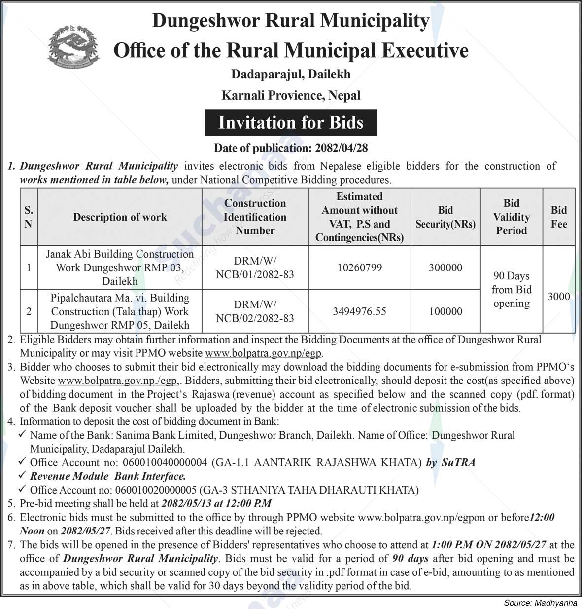 Dungeshwar Rural Municipality