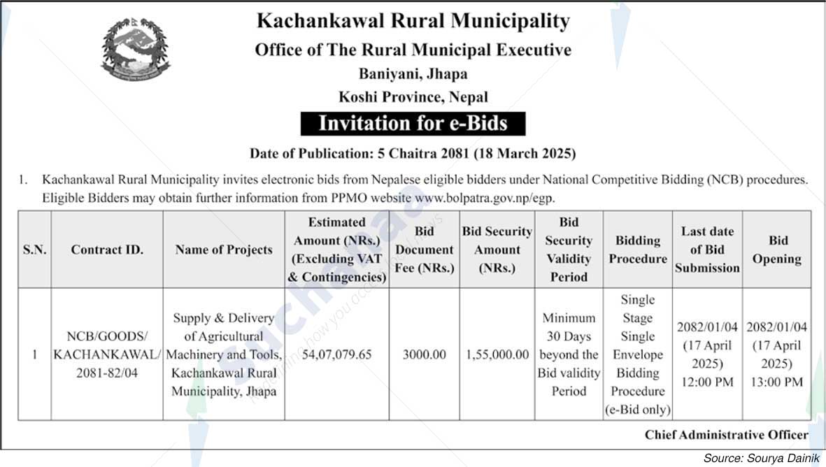 Kachankawal Rural Municipality