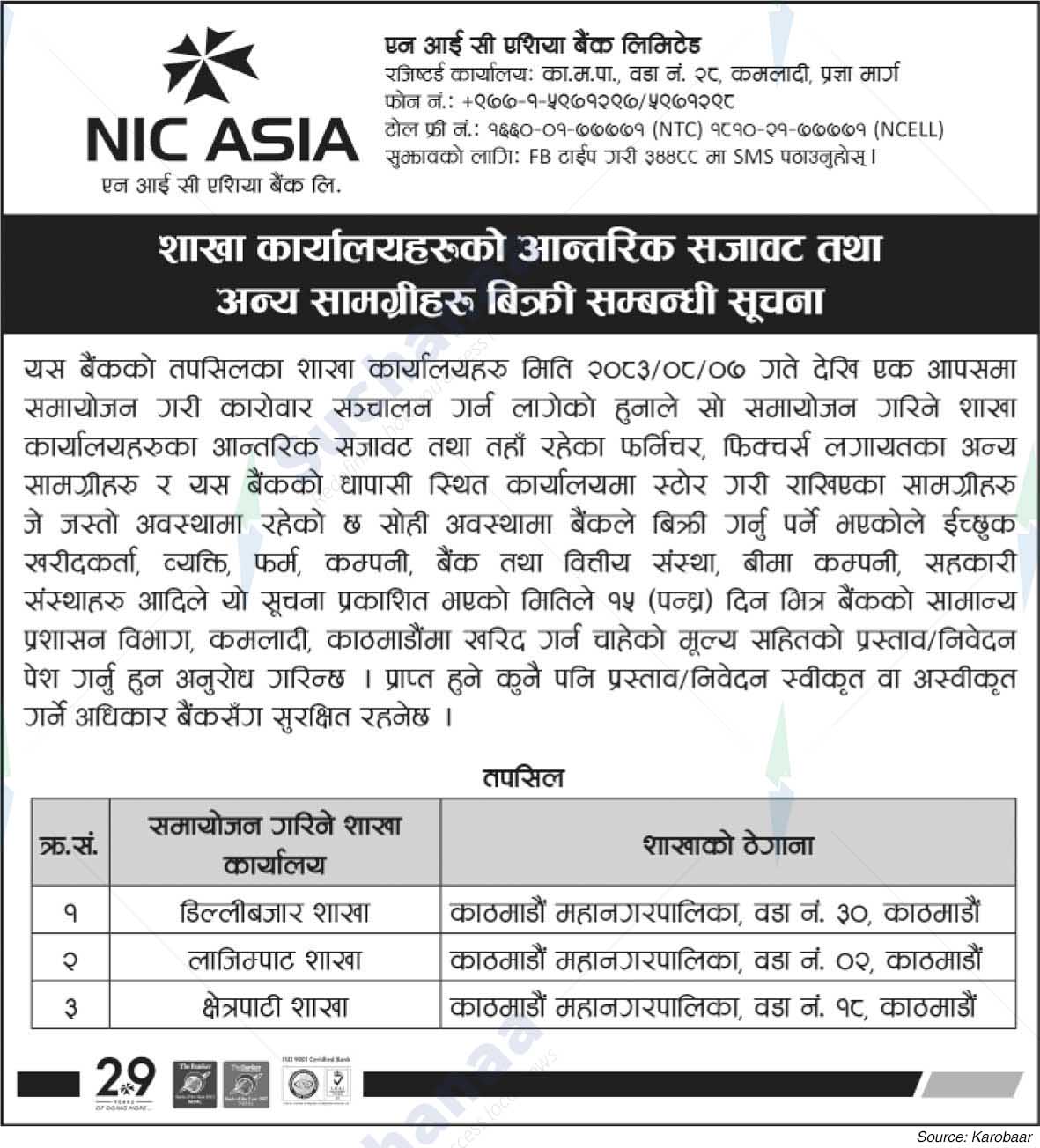 NIC Asia Bank Limited