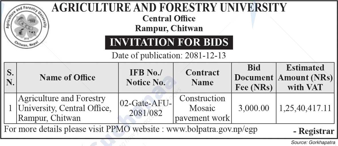 Agriculture and Forestry University