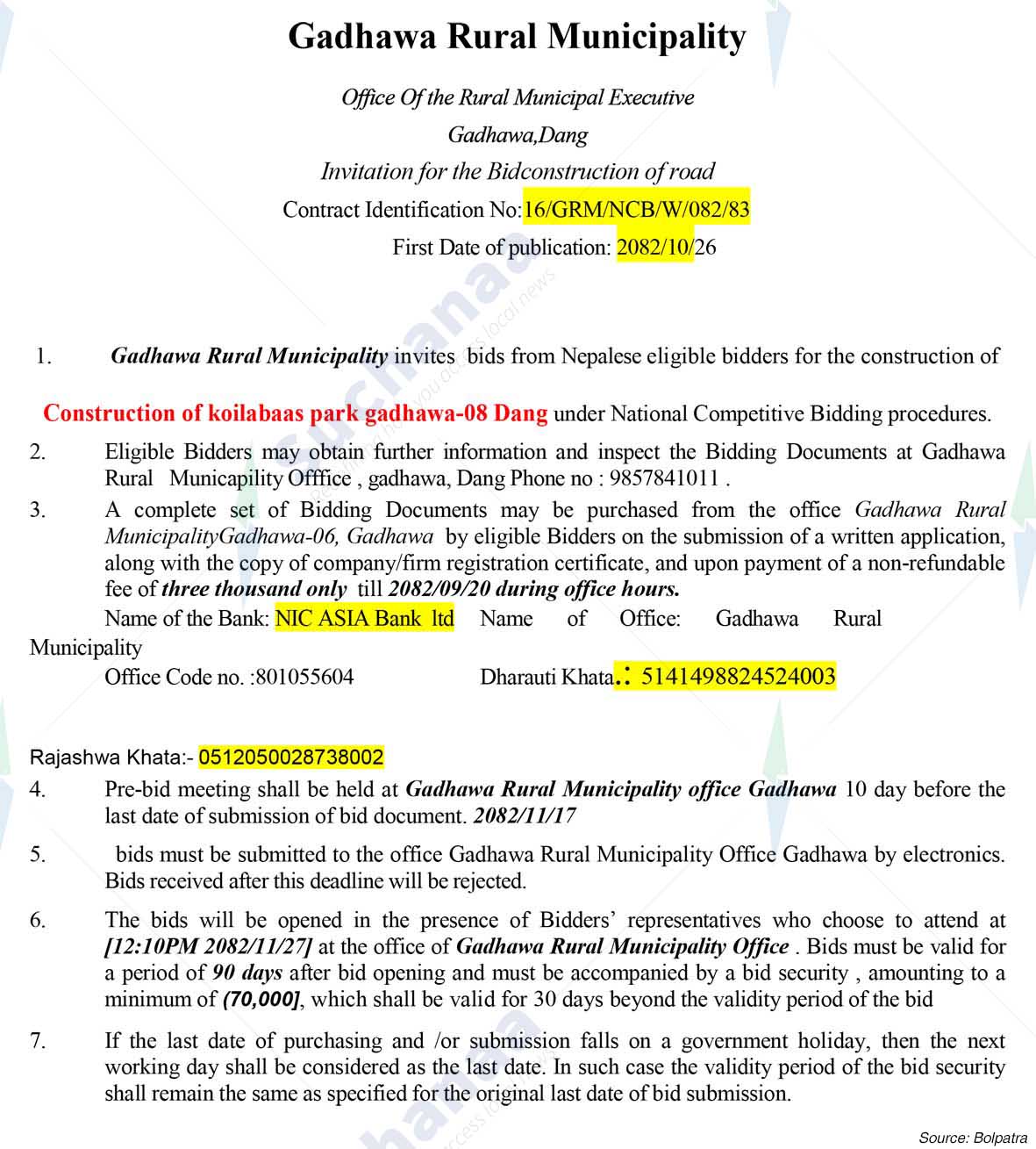 Gadhawa Rural Municipality