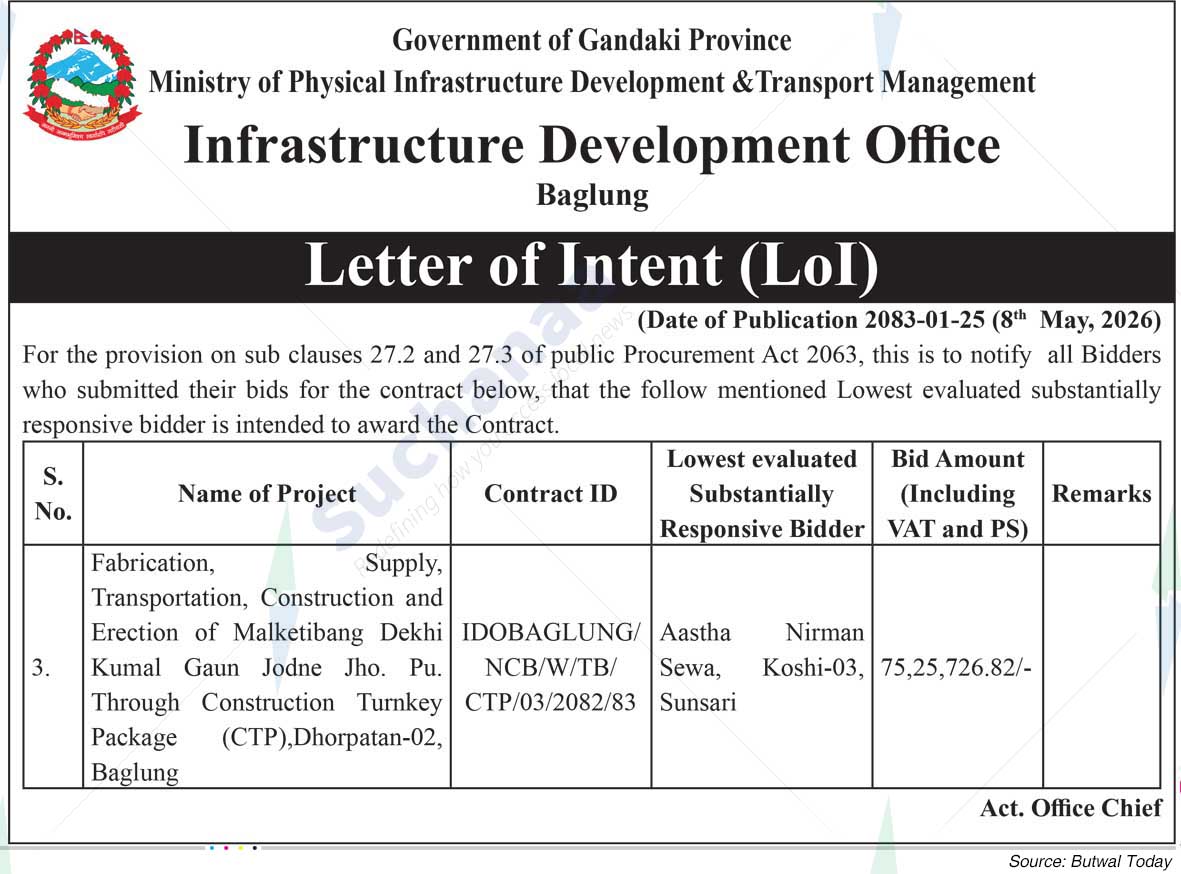 Infrastructure Development Office, Baglung