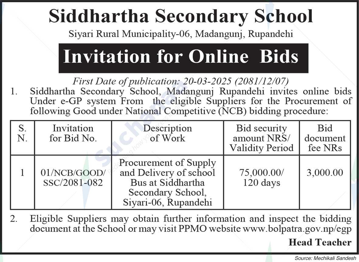 Siddhartha Secondary School
