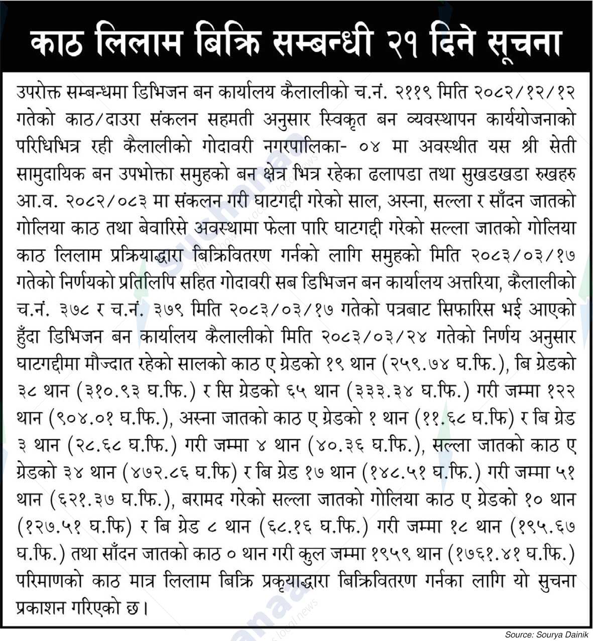 Division Forest Office, Kailali