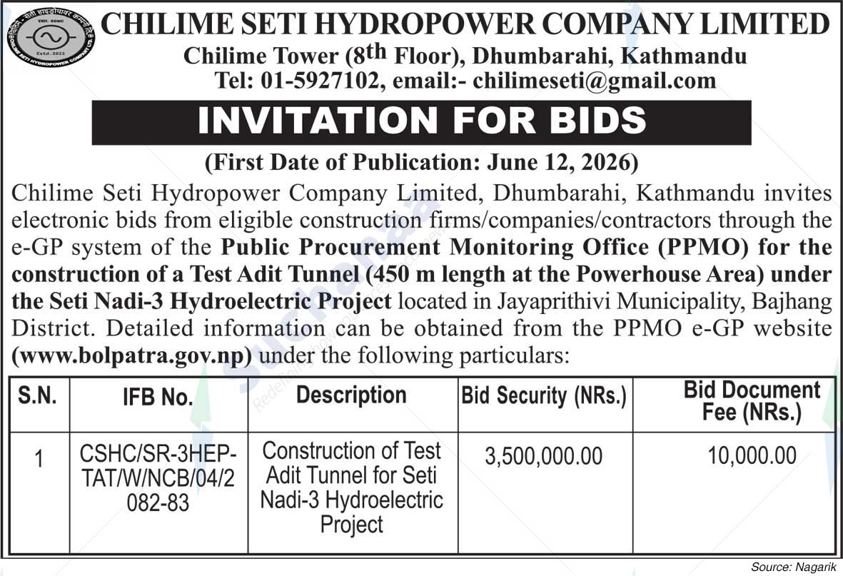 Chilime Seti Hydropower Company Limited (CSHCL)