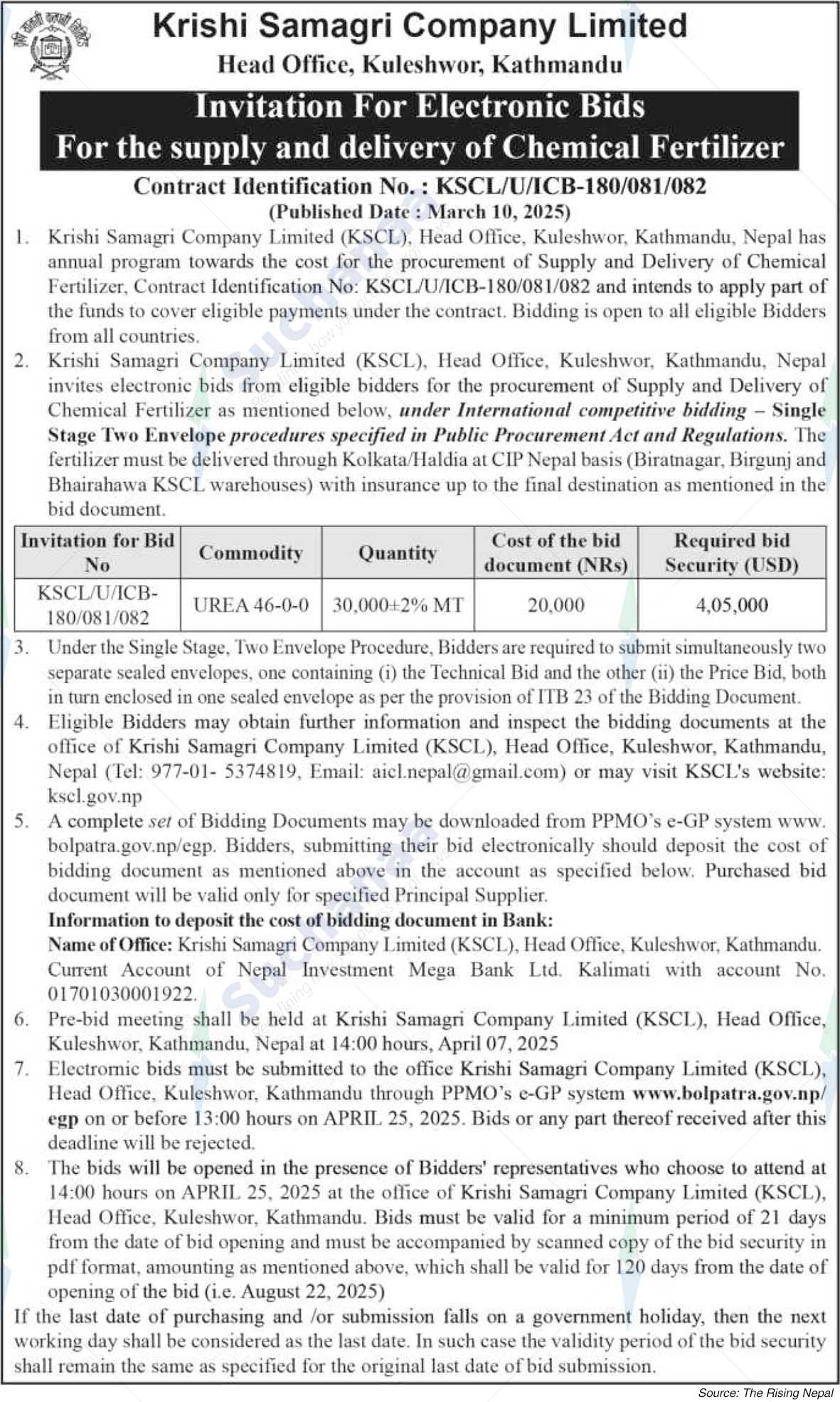 Krishi Samagri Company Limited