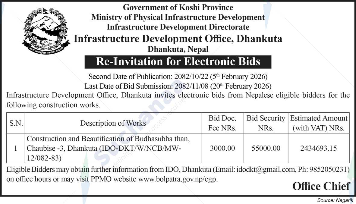 Infrastructure Development Office, Dhankuta