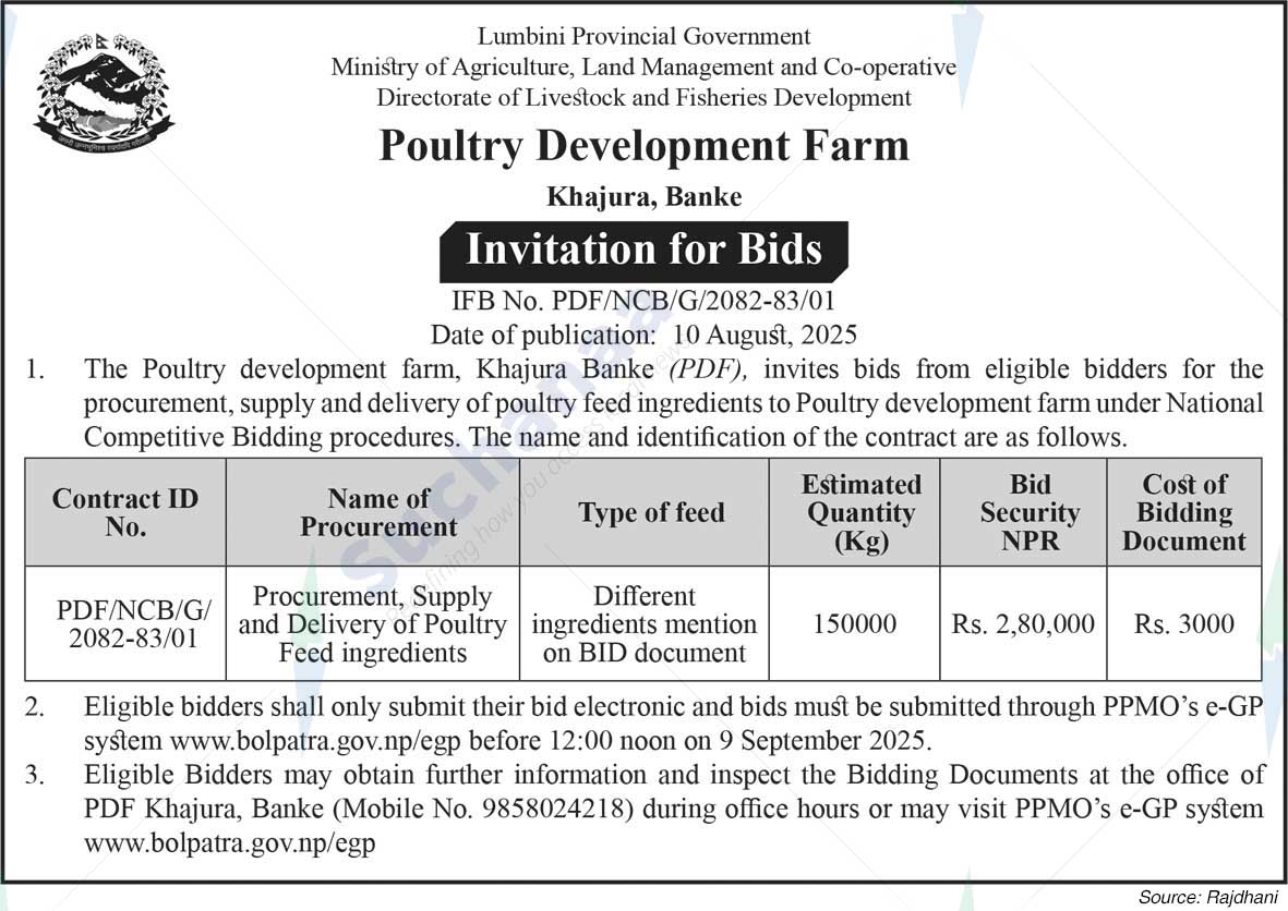 Poultry Development Farm, Banke