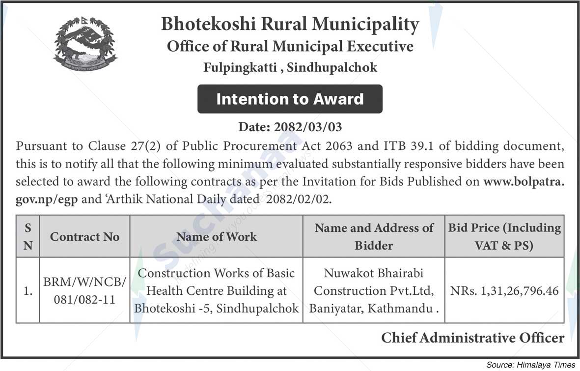 Bhotekoshi Rural Municipality