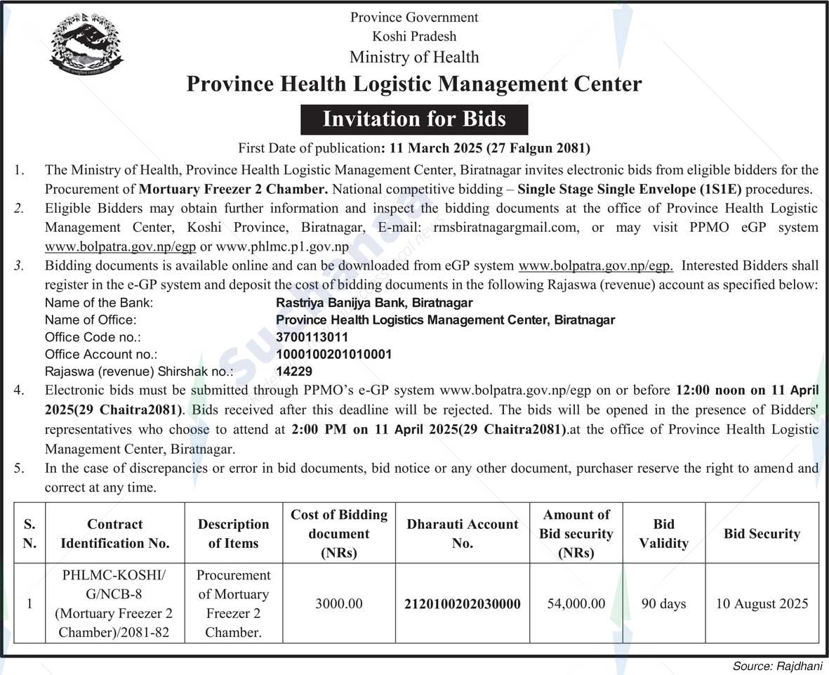Province Health Logistic Management Center