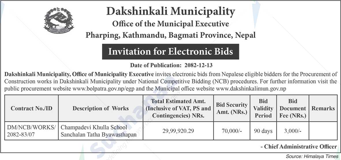 Dakshinkali Municipality