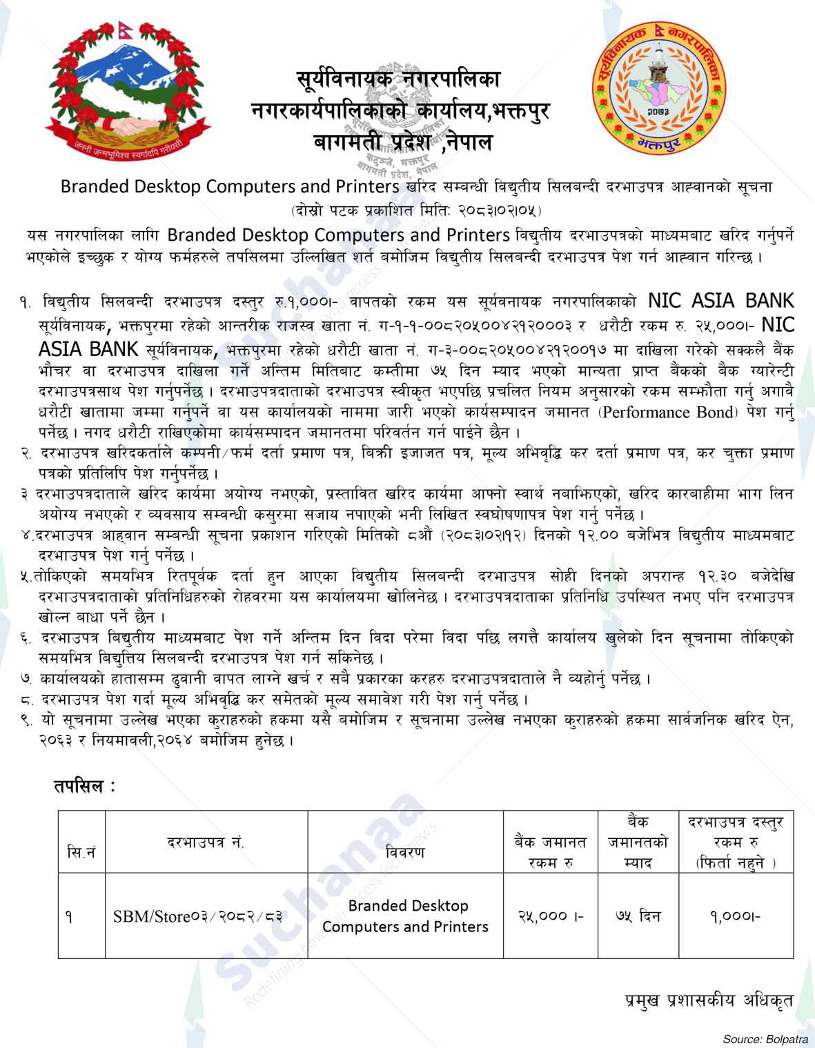 Suryabinayak Municipality