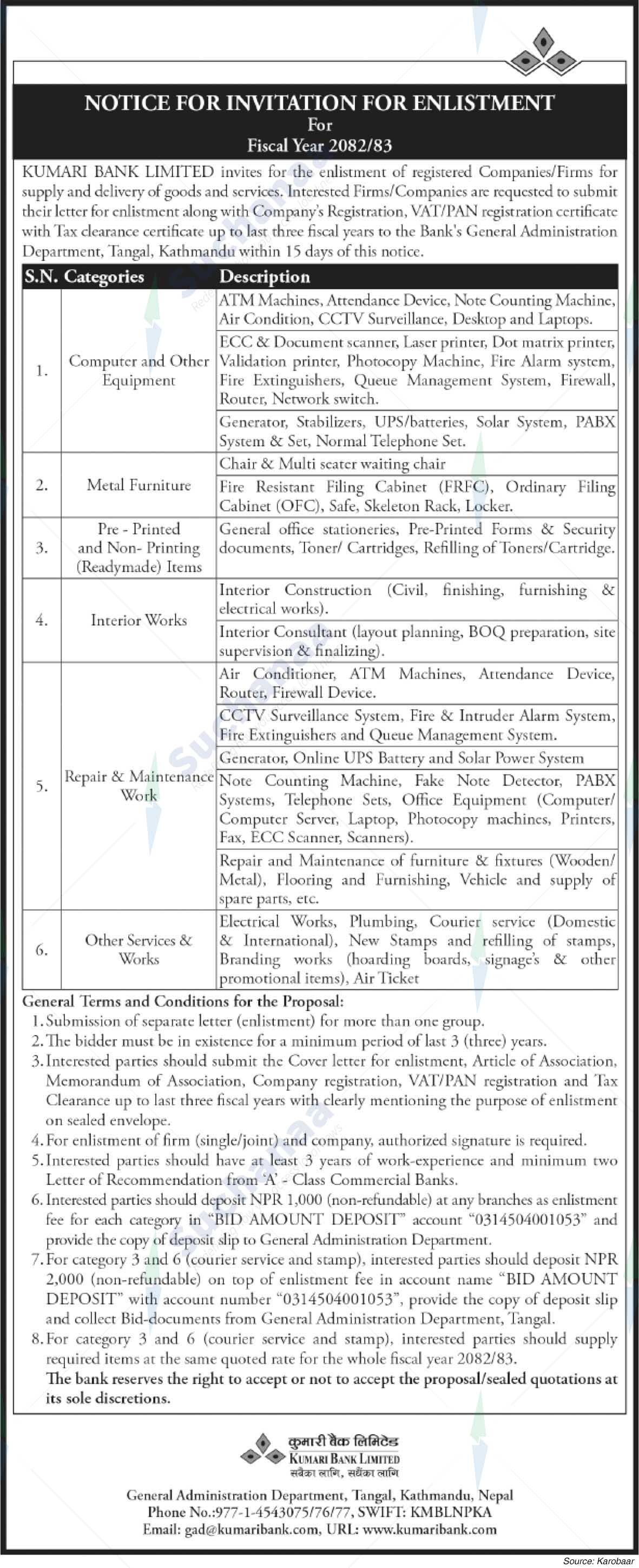 Kumari Bank Limited