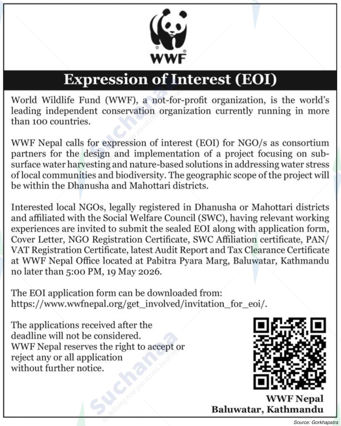 World Wildlife Fund (WWF)