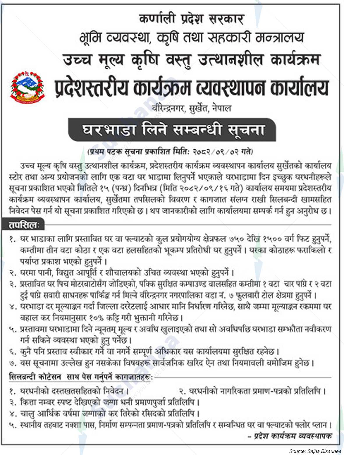 Provincial Level Program Management Office, Surkhet