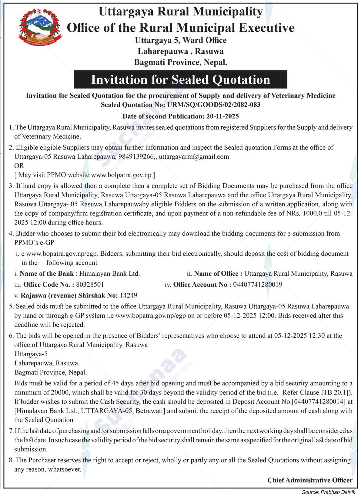 Uttargaya Rural Municipality