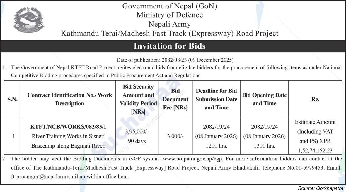 Kathmandu Terai/Madhesh Fast Track (Expressway) Road Project