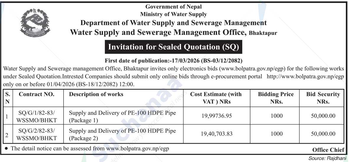 Water Supply and Sewerage Management Office, Bhaktapur