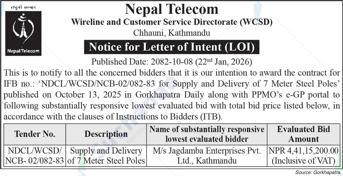Nepal Doorsanchar Company Limited (NTC)
