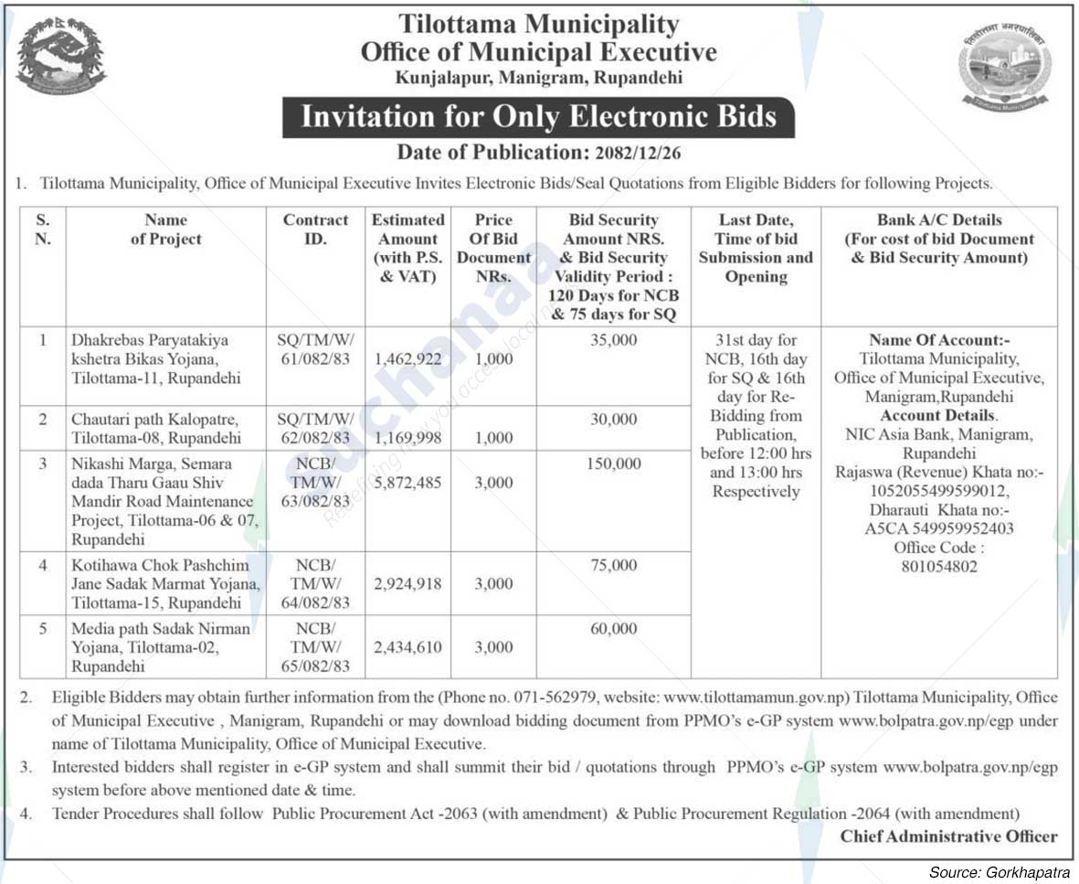 Tilottama Municipality