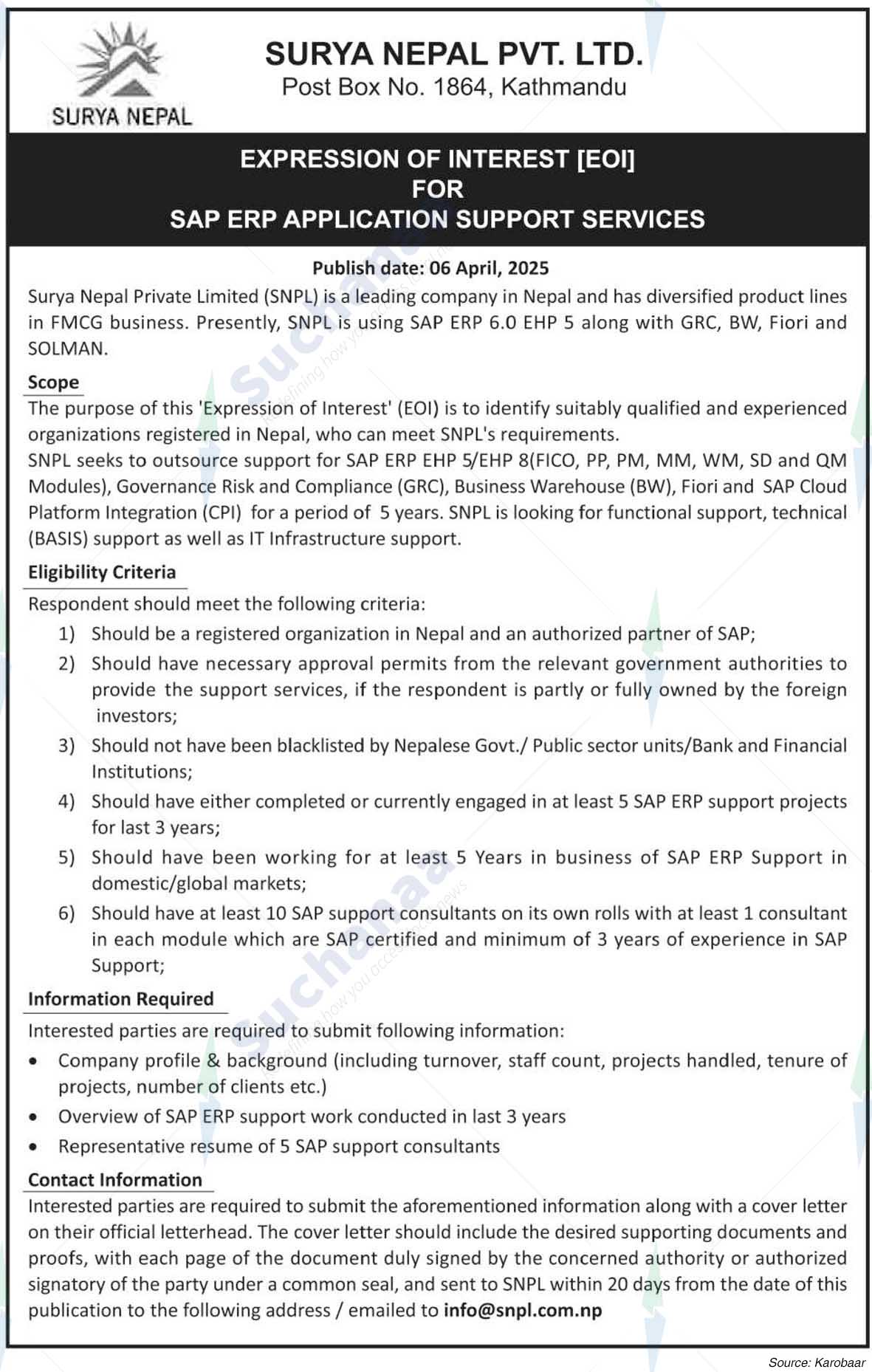 Surya Nepal Pvt. Ltd.