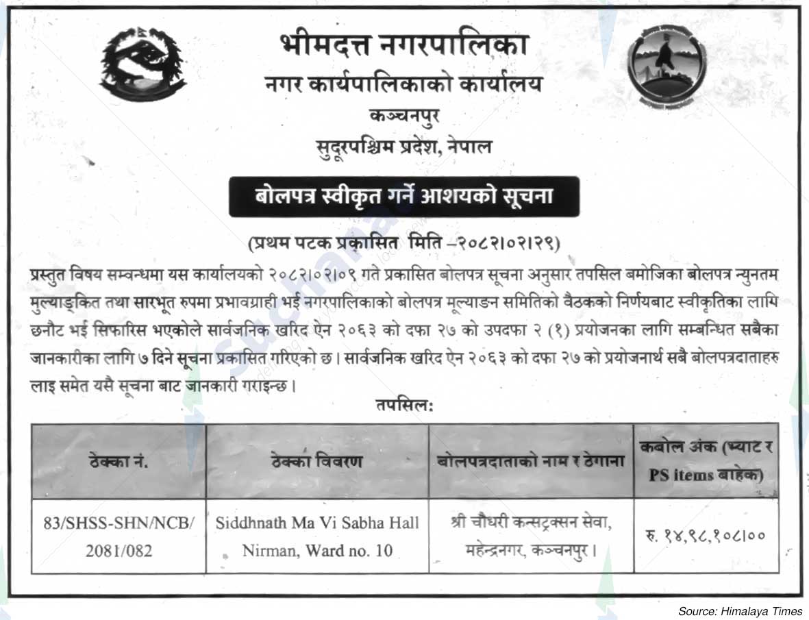 Bheemdatta Municipality