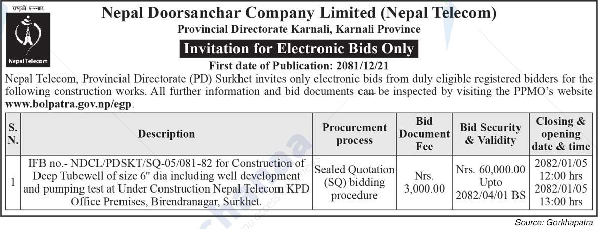 Nepal Doorsanchar Company Limited (NTC)
