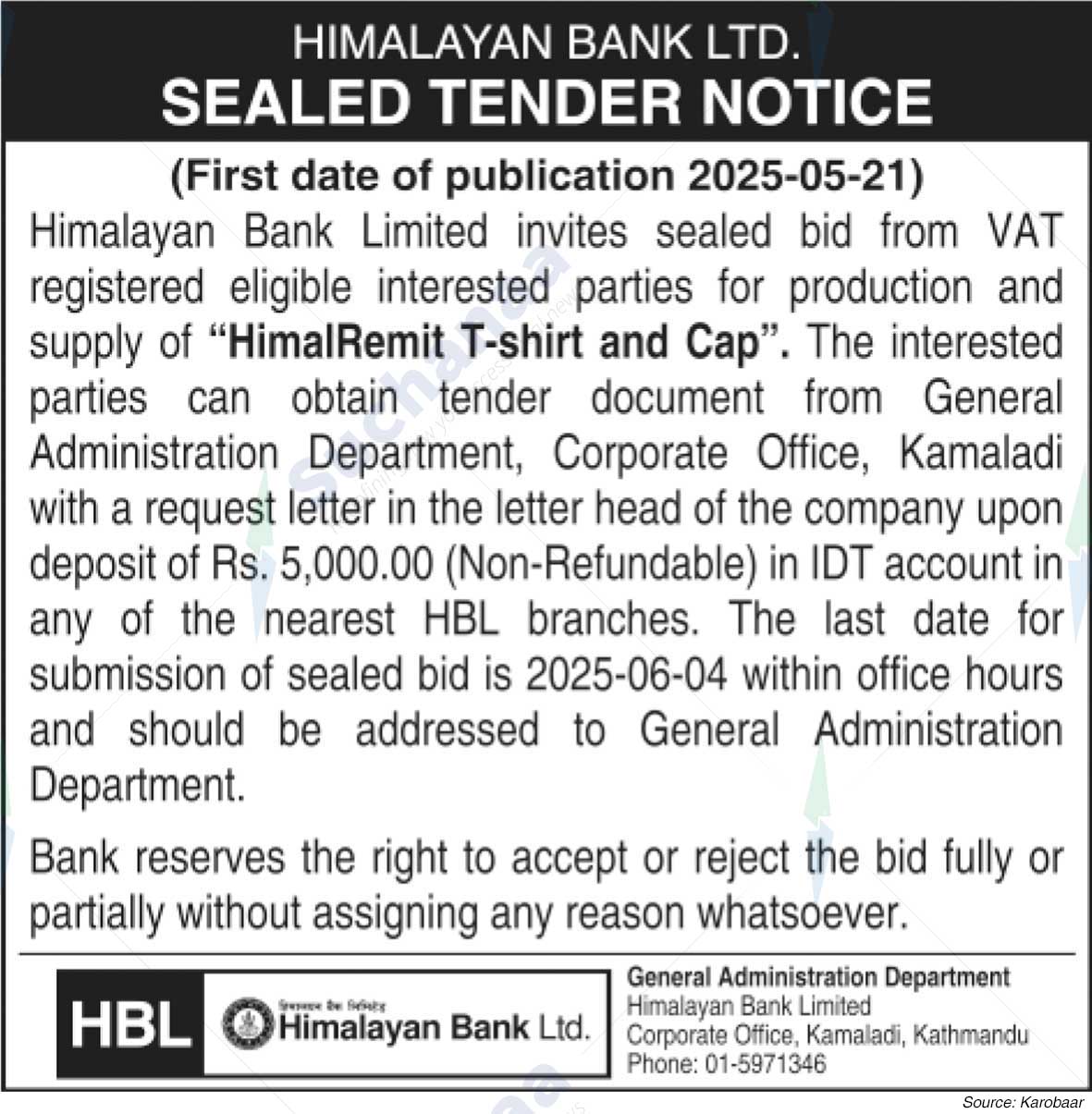 Himalayan Bank Limited