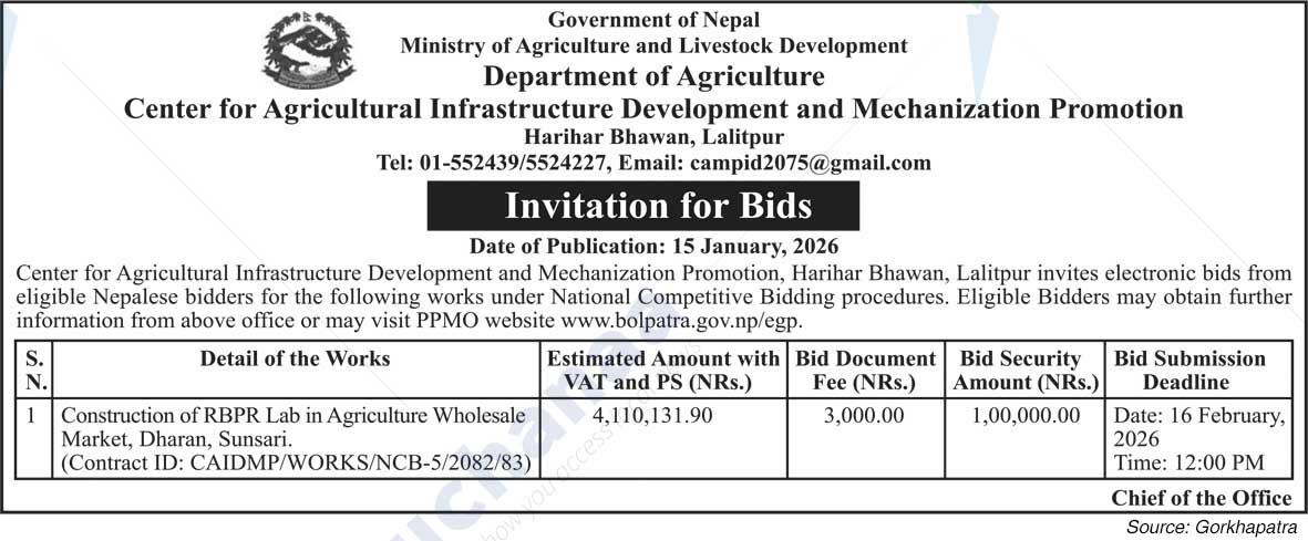 Center for Agricultural Infrastructure Development and Mechanization Promotion