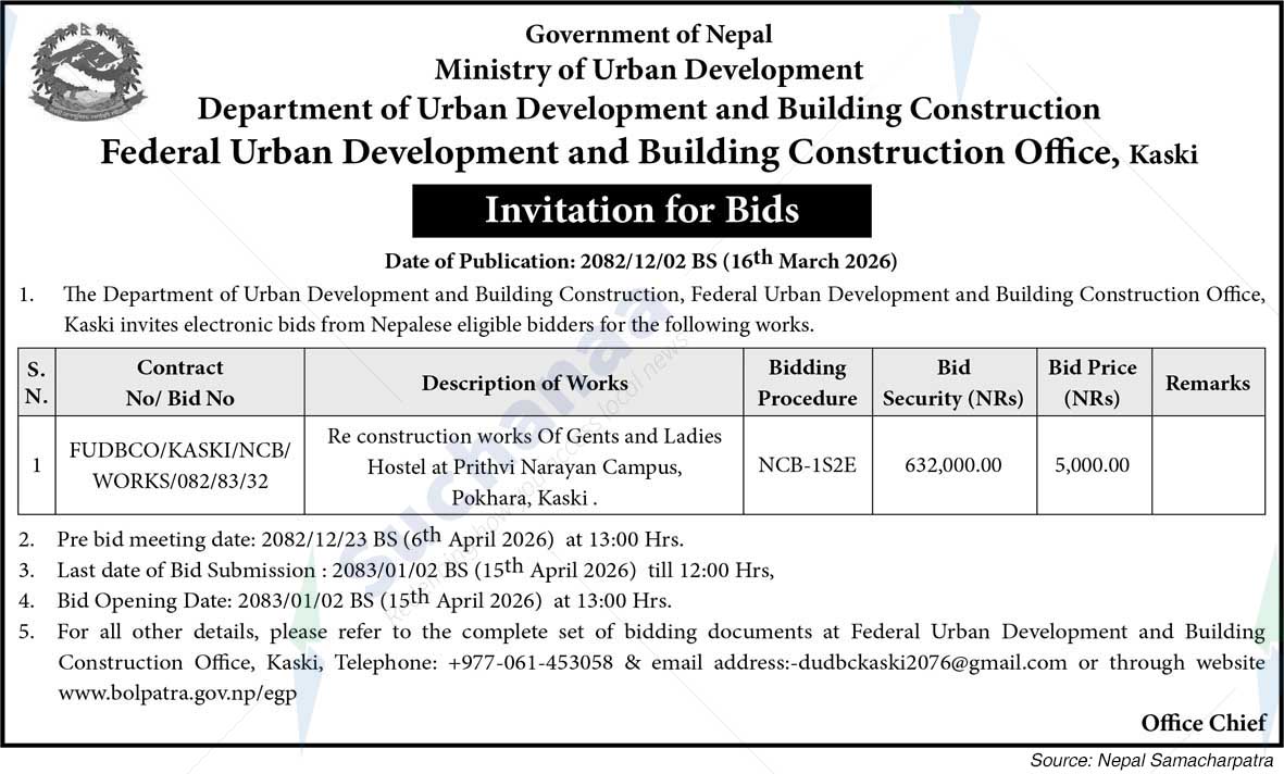 Federal Urban Development and Building Construction Office, Kaski