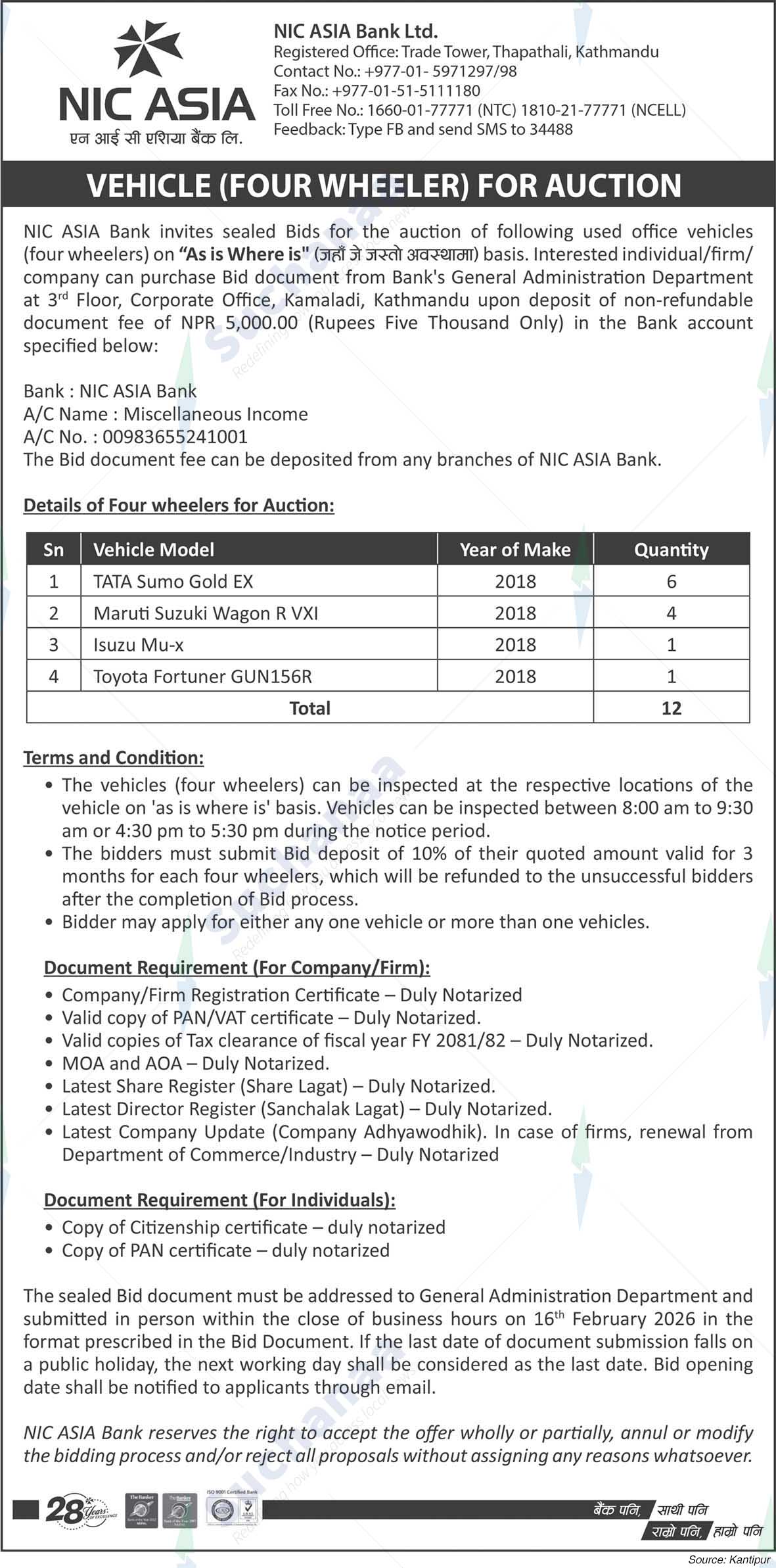 NIC Asia Bank Limited