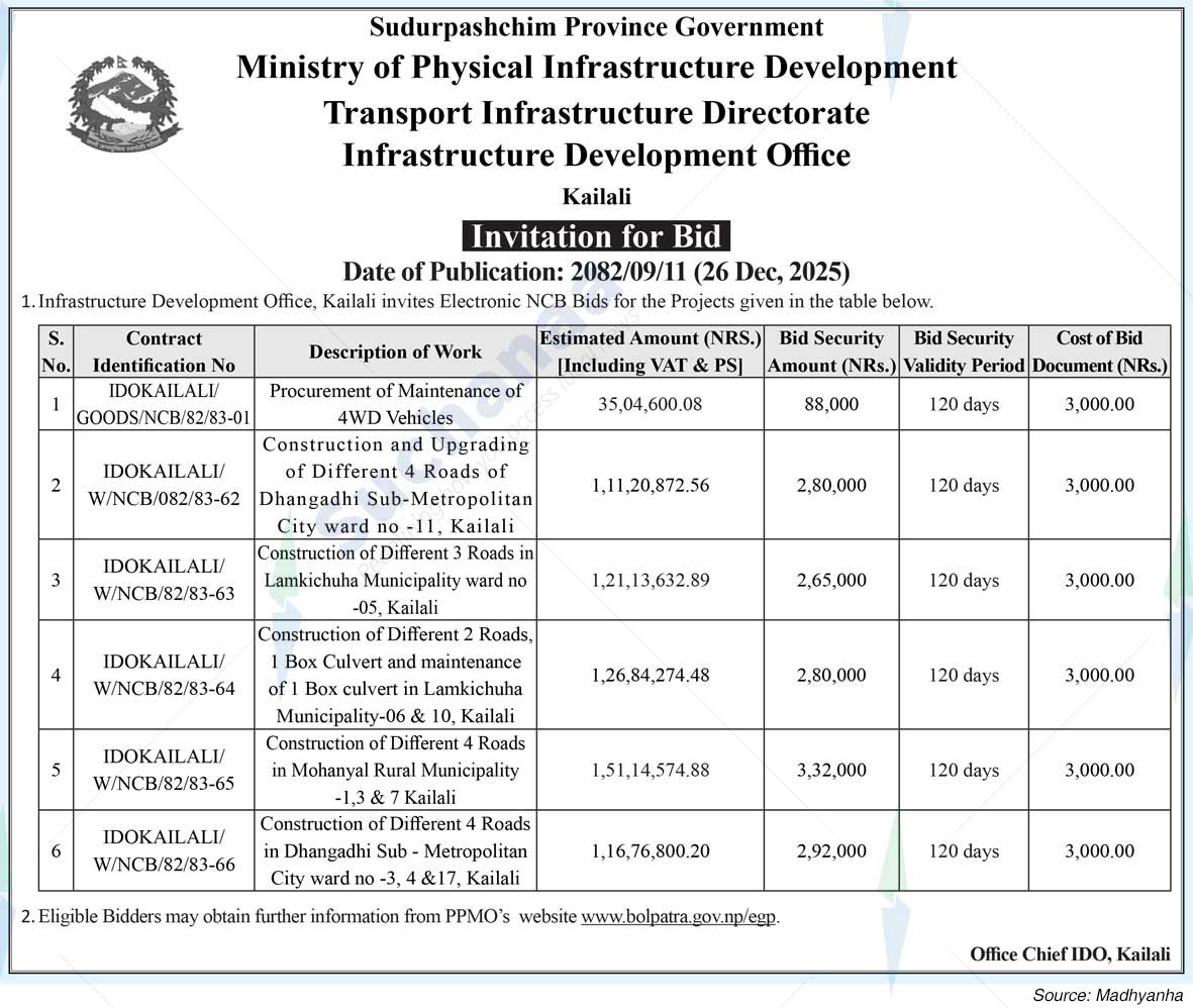 Infrastructure Development Office, Kailali